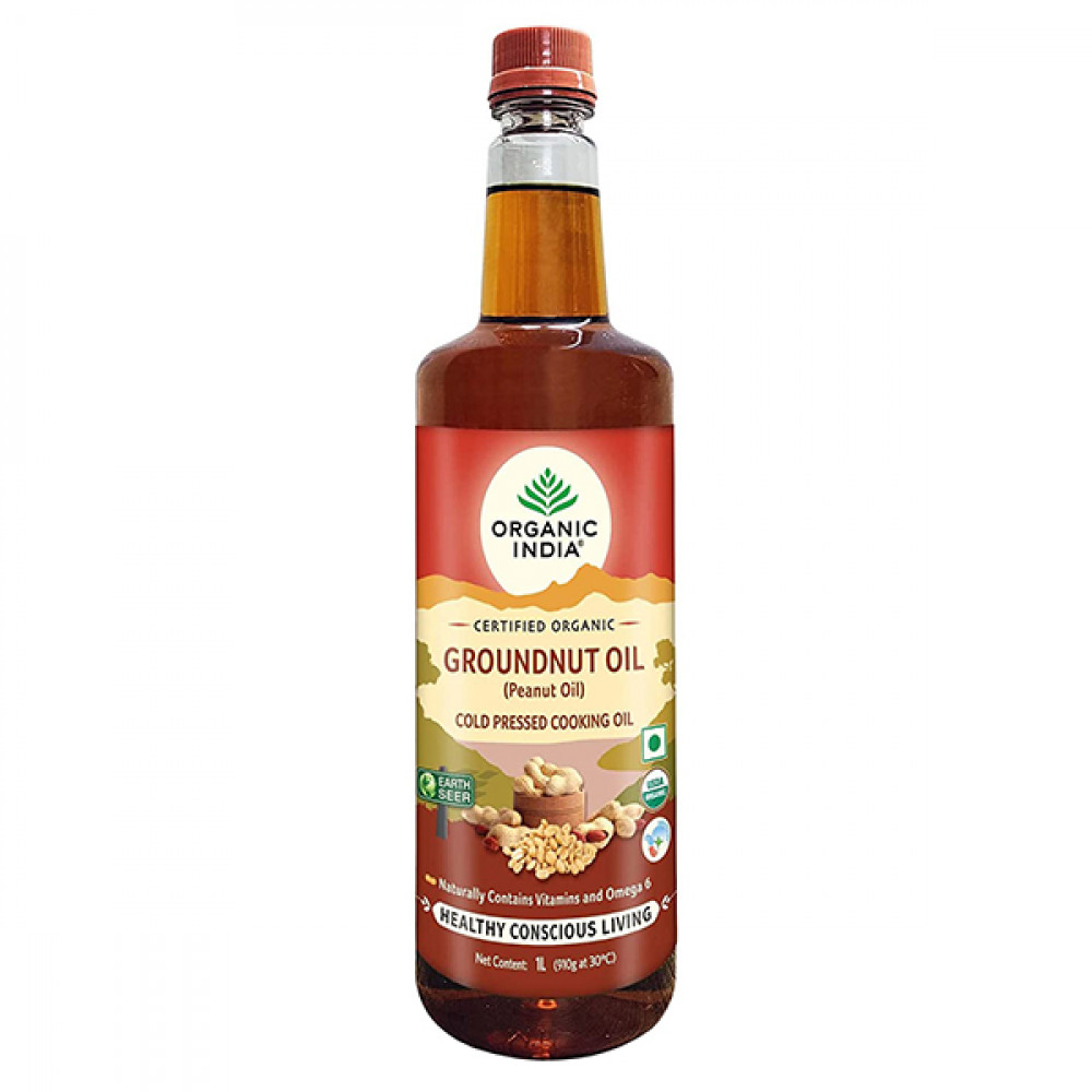 Organic Ind Groundnut Oil 1ltr