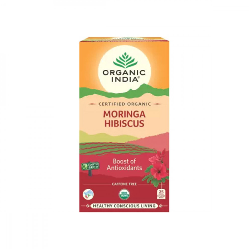 Organic Ind Moringa Hibiscus 25s