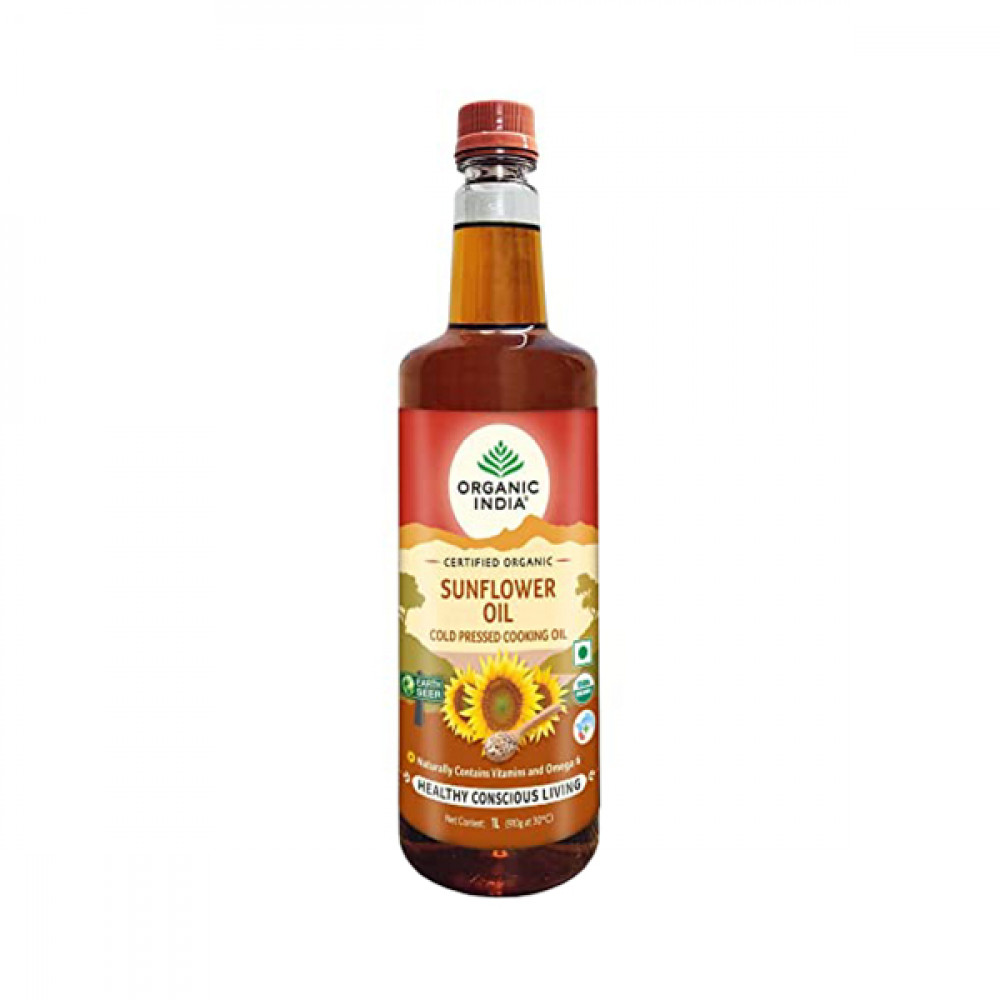 Organic Ind Sunflower Oil 1ltr