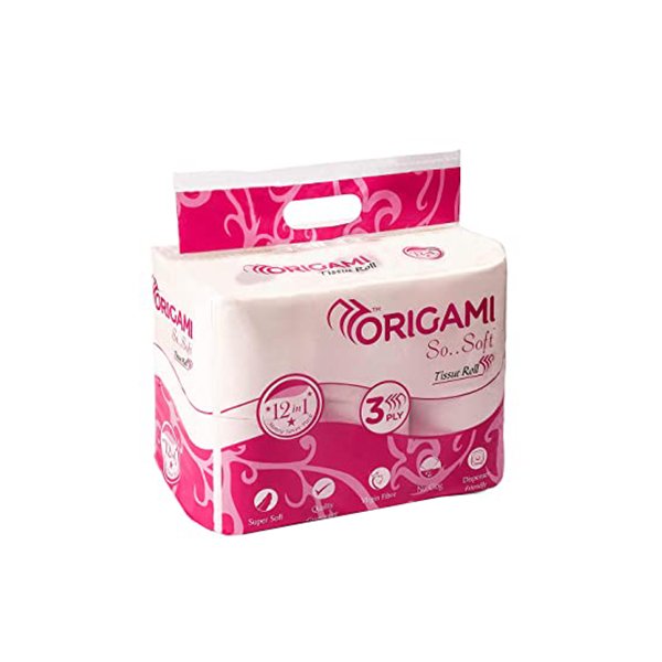 ORIGAMI TOILET ROLL 3PLY