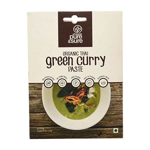 P&S ORGANIC GREEN CURRY PASTE 50G