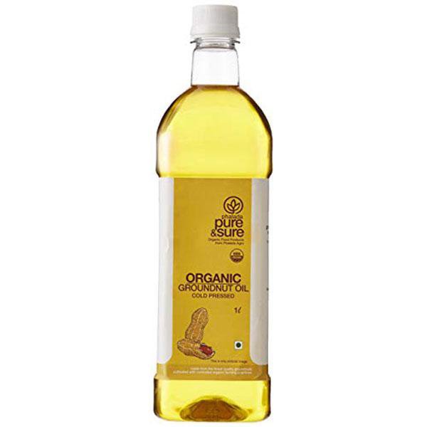 P&S Organic Ground Nut Oil1 LTR