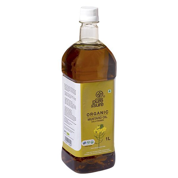 P&S Organic Mustard Oil1 LTR