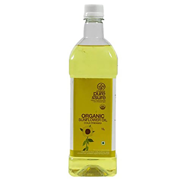 P&S Organic Sun Flower Oil1 LTR