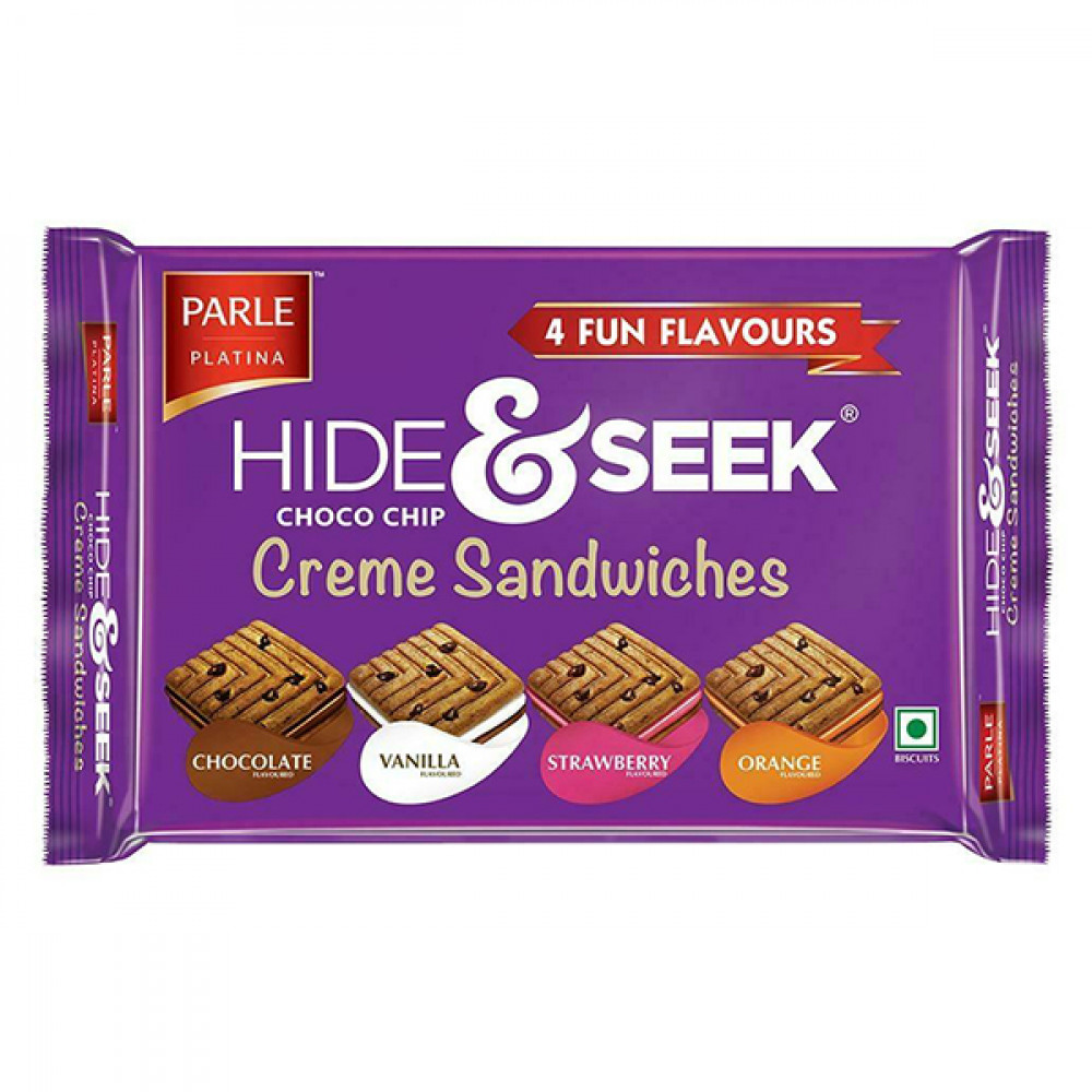 Parle Hide&Seek Creme Sandwich 100gx4 (Buy 1 Get 1 Free)