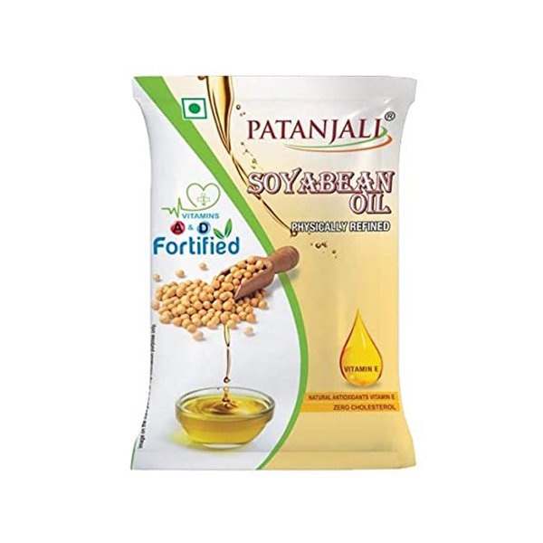 Patanjali Soyabean Oil 1 ltr Pouch