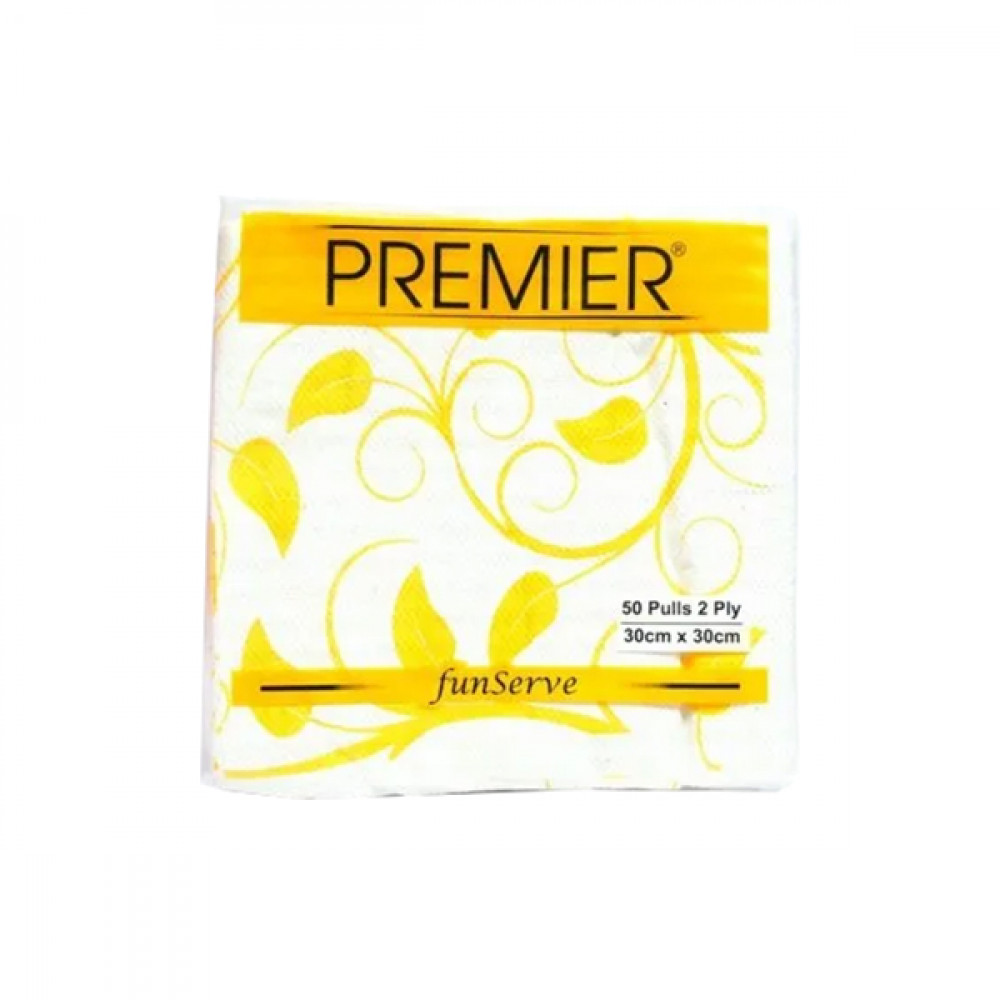 Premier Napkin 2Ply Funserve 50s Printed