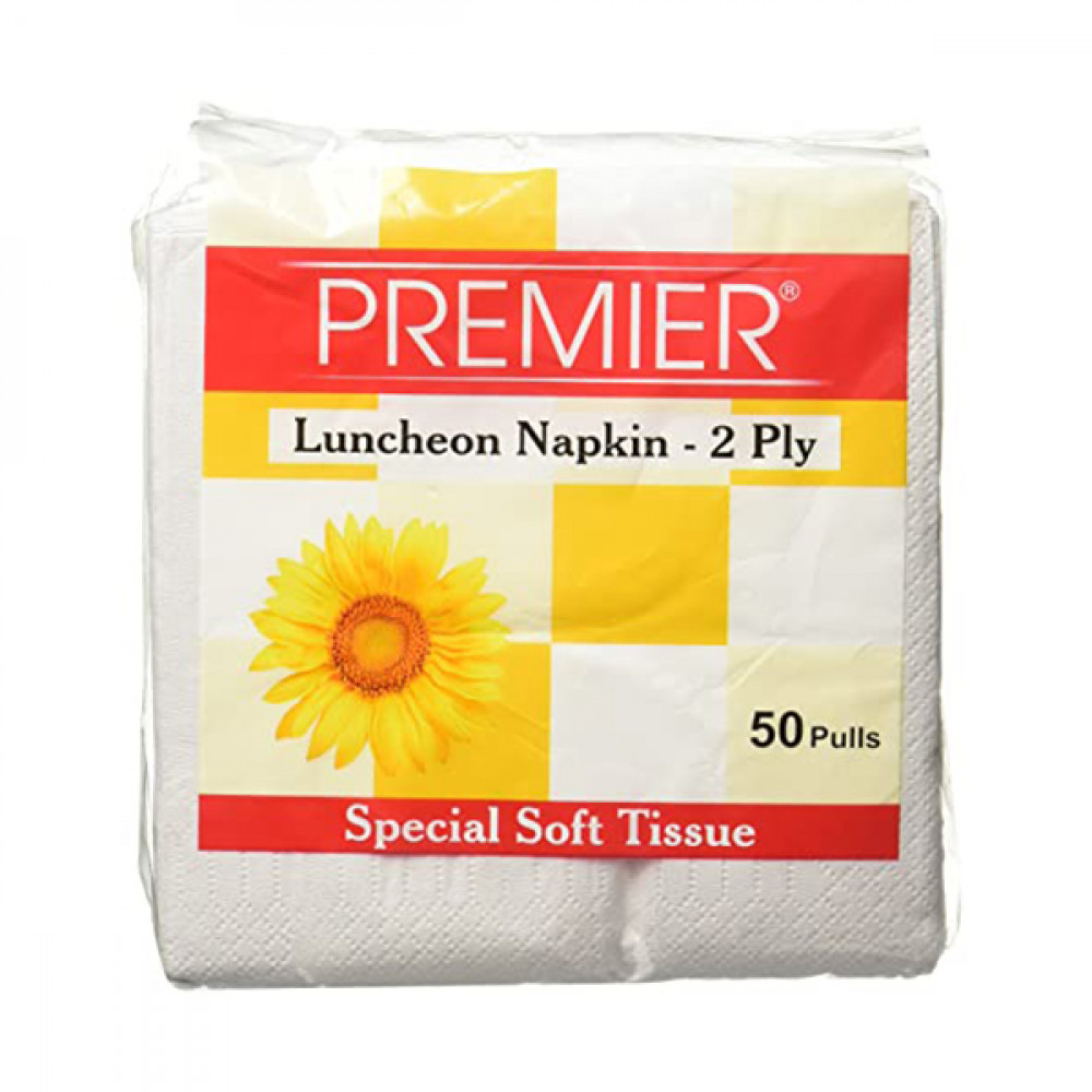 Premier Napkin 2ply Luncheon 50 Pulls  33*33