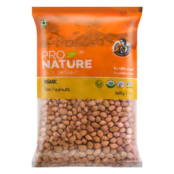 Pro Nature Raw Peanuts 500g