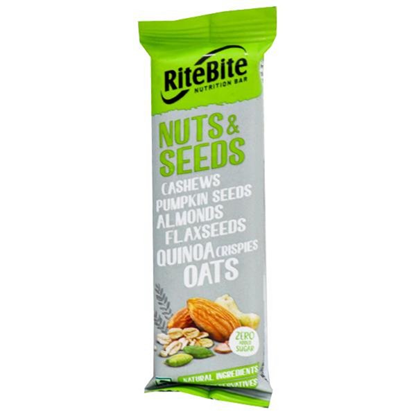 RITE BITE BAR NUTS AND SEEDS 35GM