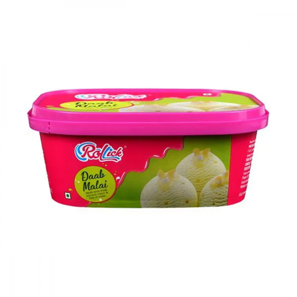 Rollick Daab Malai Tub 750Ml