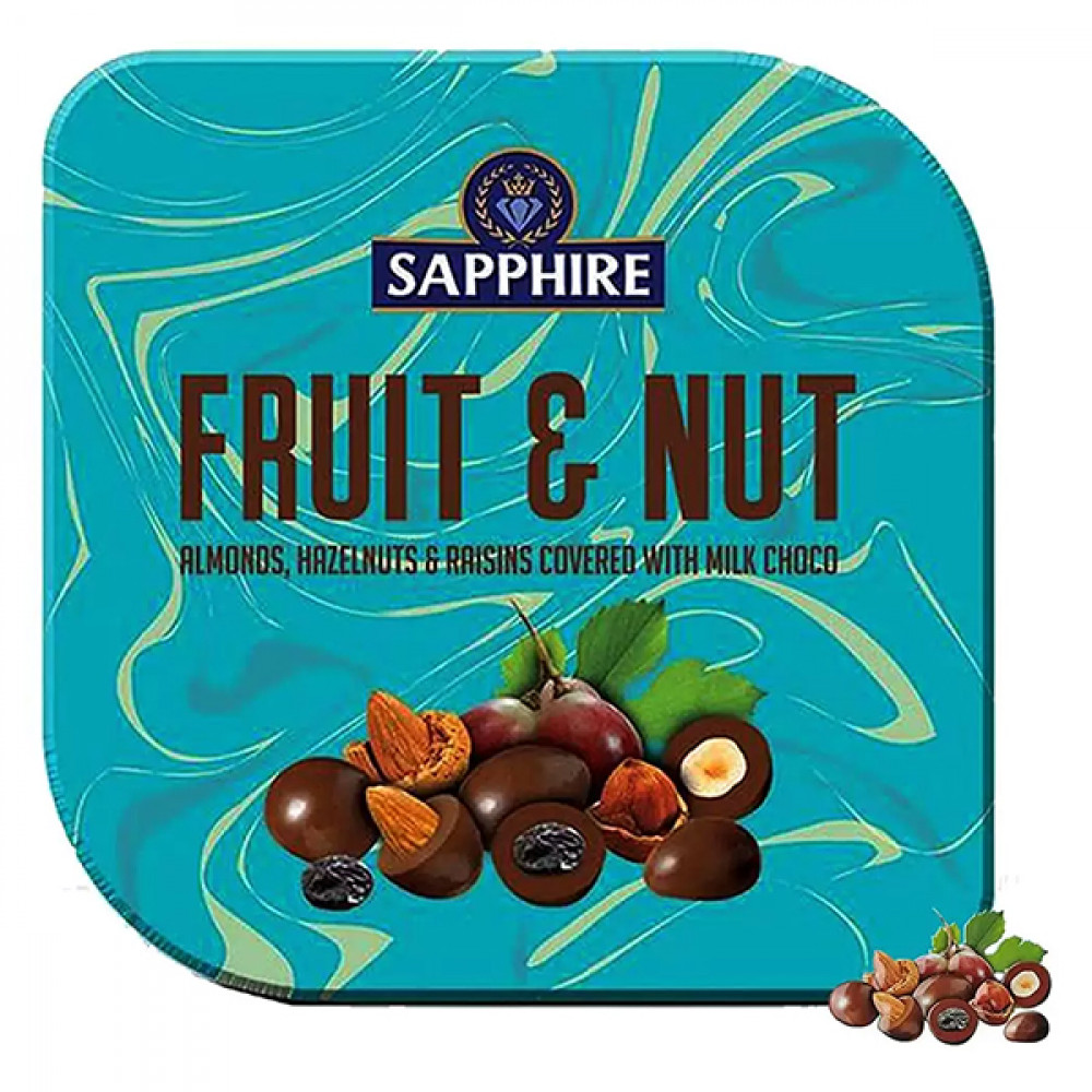 Sapphire Choco Coated Nuts Fruit & Nut 90gm