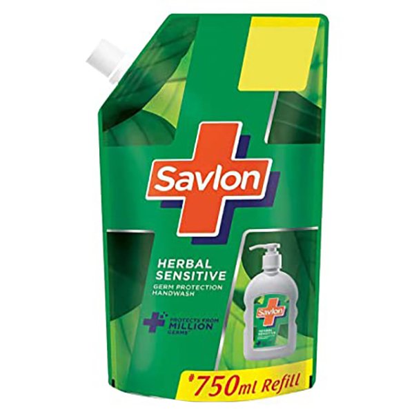 SAVLON HERBAL SENS REFILL 750ML