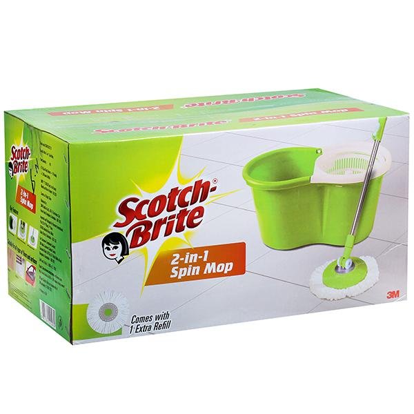 Scotch Brite 2-in-1 Spin Mop