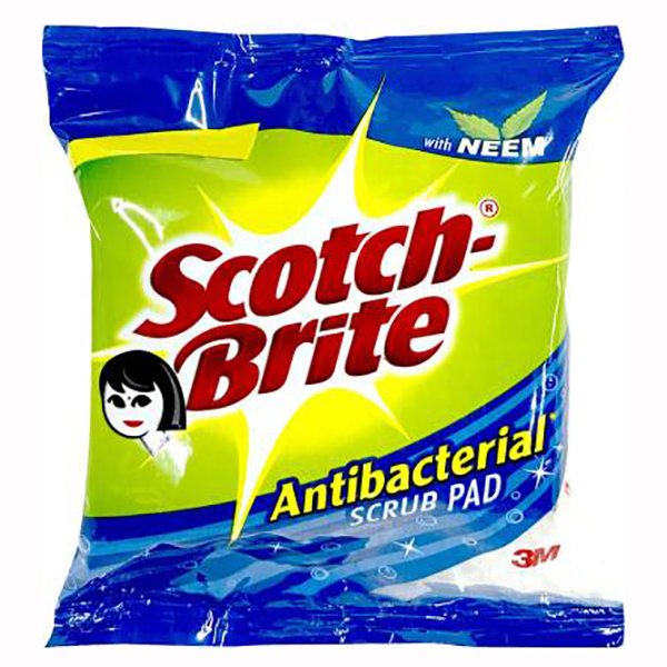 SCOTCH BRITE ANTIBACTERIAL SCRUB PAD