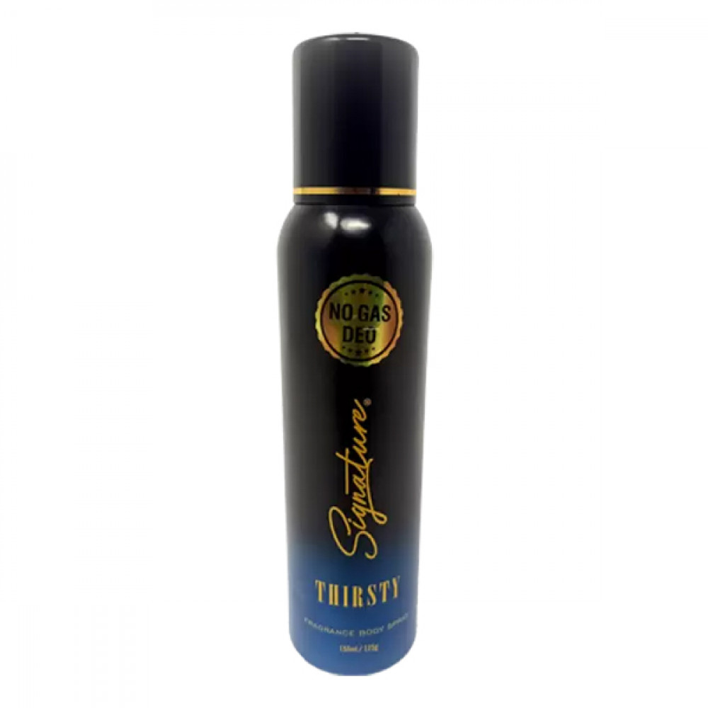 Signature Perfume Body Spray Thirsty 150ml (Buy 1 Get 1 Free)