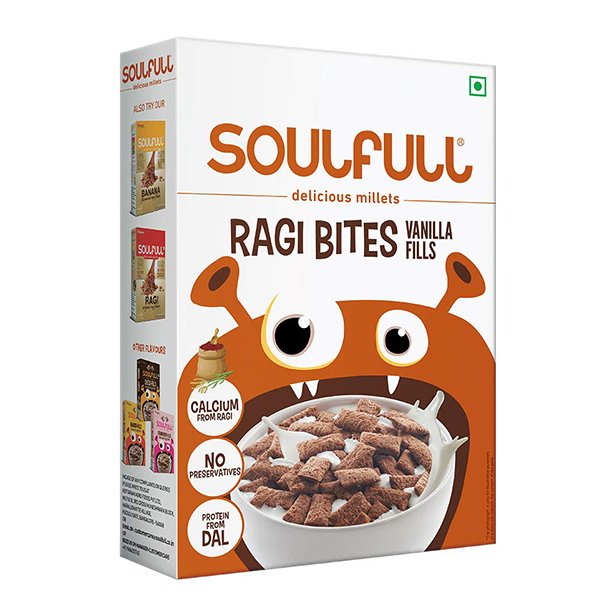 SOULFULL RAGI BITES VANILLA FILLS 250G