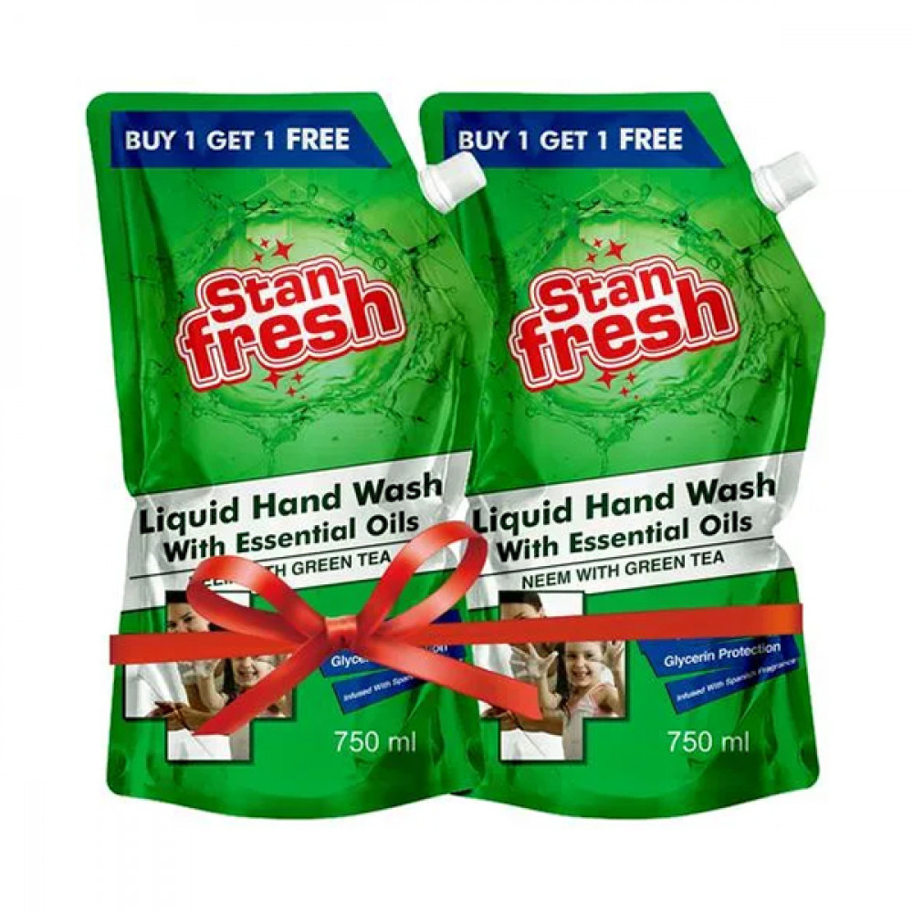 Stan Fresh Hand Wash Neem 750ML B1G1 Pouch