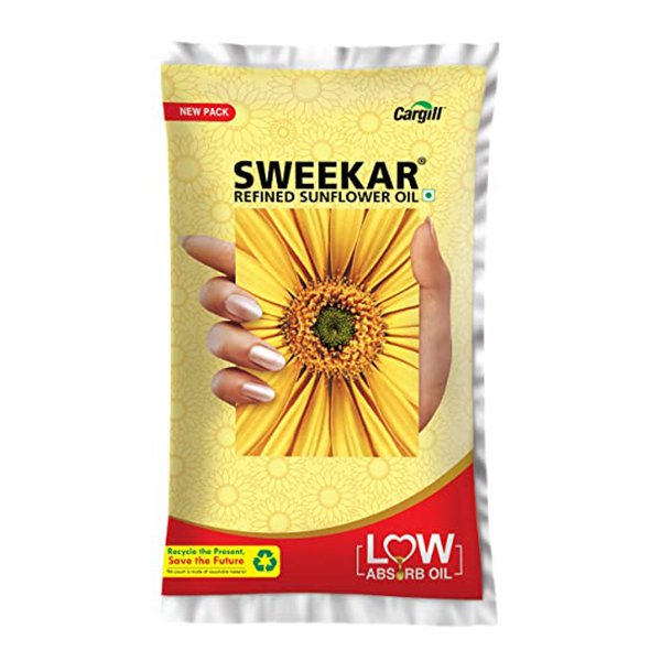 Sweekar Lite Sunflower Oil 1Ltr