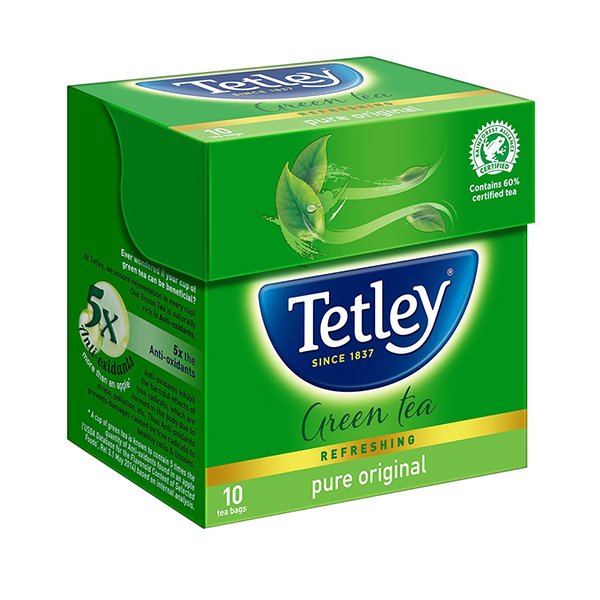 Tetley Green Tea Bag Plain