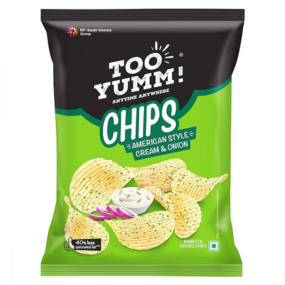 Too Yumm Chips Cream & Onion 52g