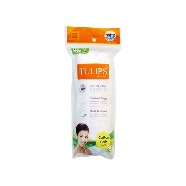 TULIPS COTTON PADS 50PC