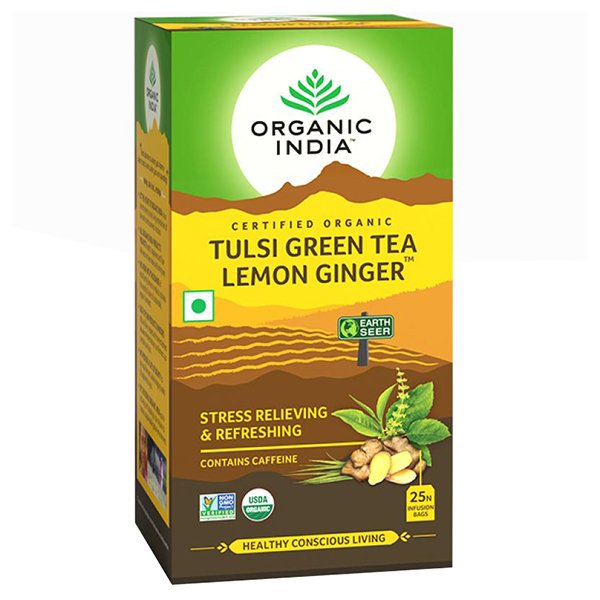 Tulsi Green Tea Lemon Ginger