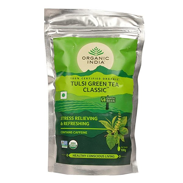 Tulsi Green Tea Pouch 100Gm