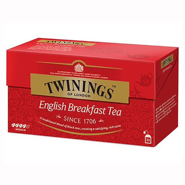 TWININGS ENGLISH BREAKFAST TEA 25BAGS