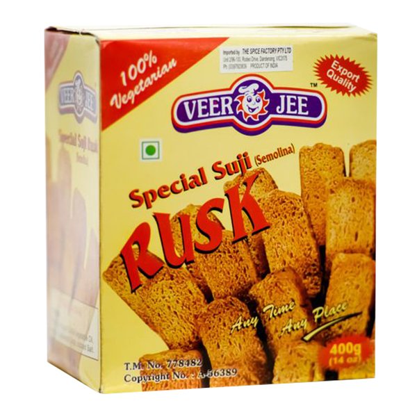 Veer Jee Suji Rusk 400gm