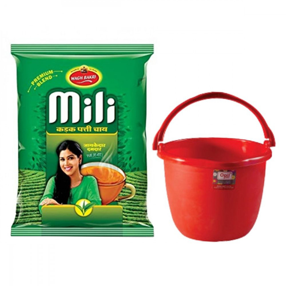 Wagh Bakri Milli 1kg Pouch(Bucket Free)