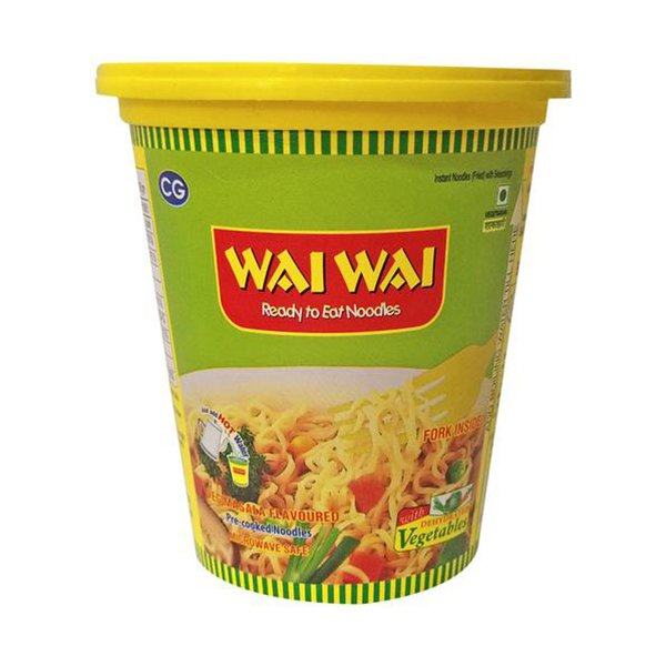 Wai Wai Cup Veg Noodles