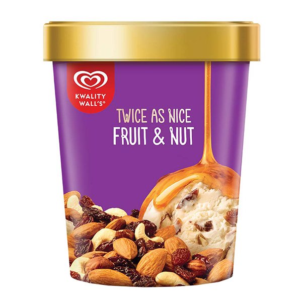 Walls Fruit-Nut Tub 750ml