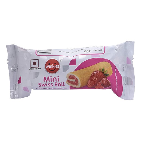 WINKIES MINI SWISS ROLL STRAWBERRY RS.10