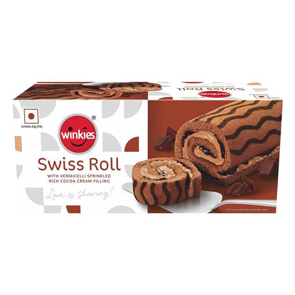 Winkies Swiss Roll 175g