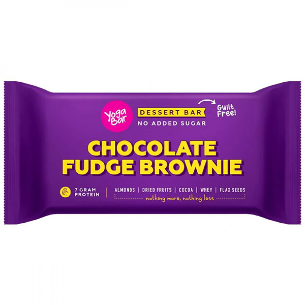 Yoga Bar Dessert Bar NAS Chocolate Fudge Brownie 40g