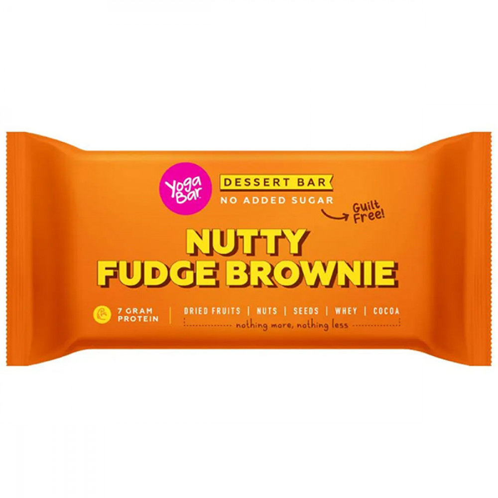 Yoga Bar Dessert Bar NAS Nutty Fudge Brwonie 40g