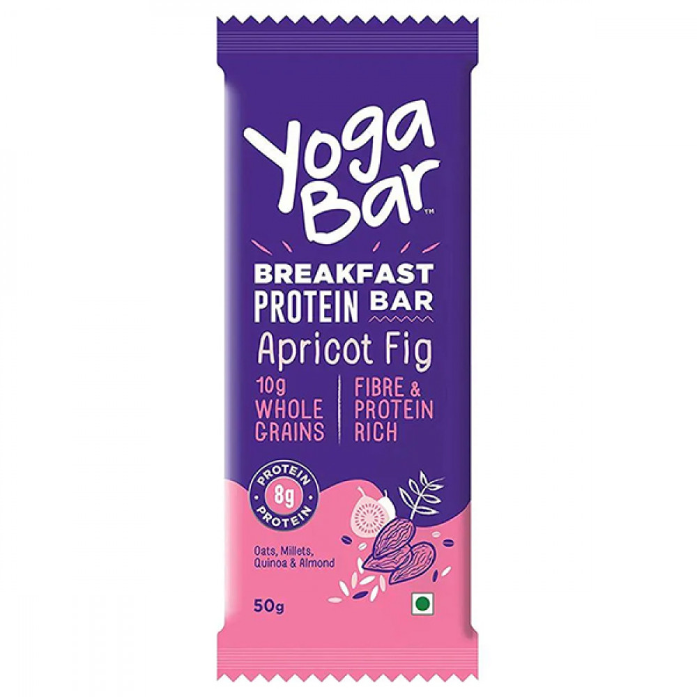 Yoga Bar Protein Bar Apricot Fig 50g