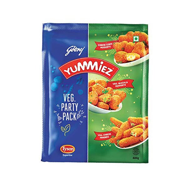 YUMMIEZ PARTY PACK VEG 600G